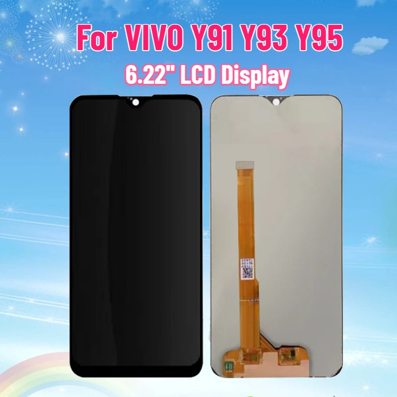 

6,22-дюймовый ЖК-дисплей для VIVO Y91 Y93 Y95, сенсорный экран в сборе, запасные части