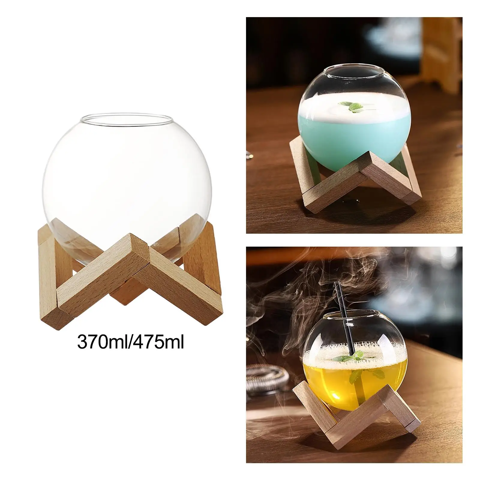 

Cocktail Glass Stand Cup Transparent Ball for Housewarming Gifts Party Supplies