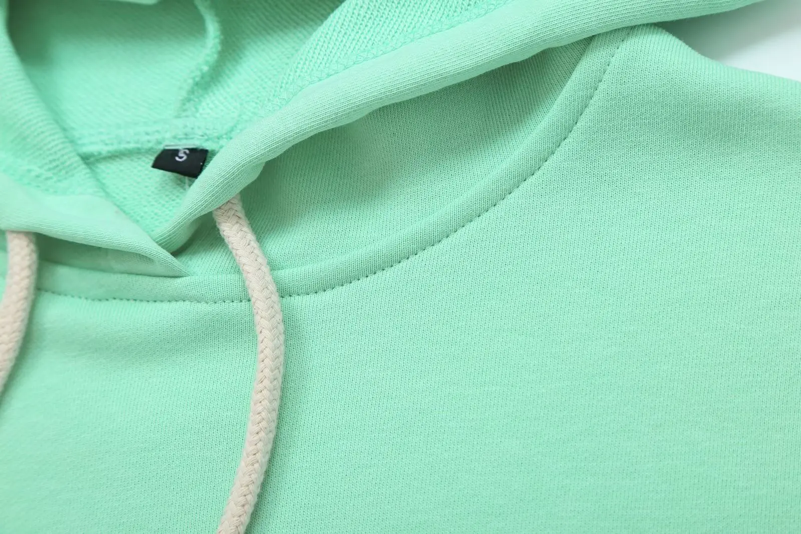 BSAY 2026 Damen Crop-Hoodie und Weitbein-Hosen-Set, Langarm-Kapuzenpullover mit Kordelzug, Elastische Taille, Lässiges Zweiteiler-Outfit – Detail 12