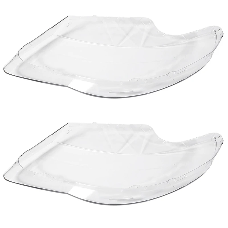 

2X Car Clear Front Headlight Lens Shell Cover Replacement For Touareg 2007 2008 2009 2010 Right