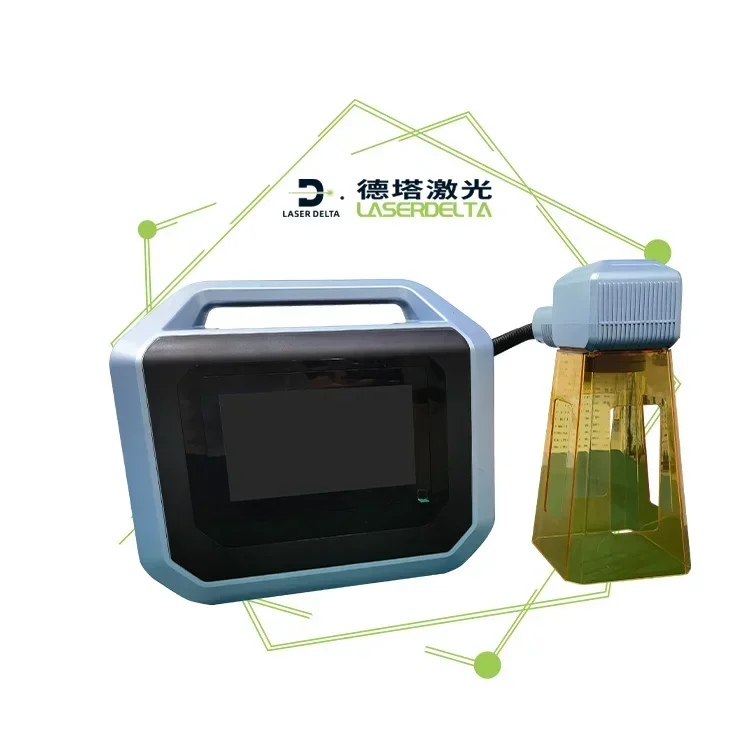 NEW hand held portable mini 30w 20w fiber lazer marking machine handheld marker engraving machine