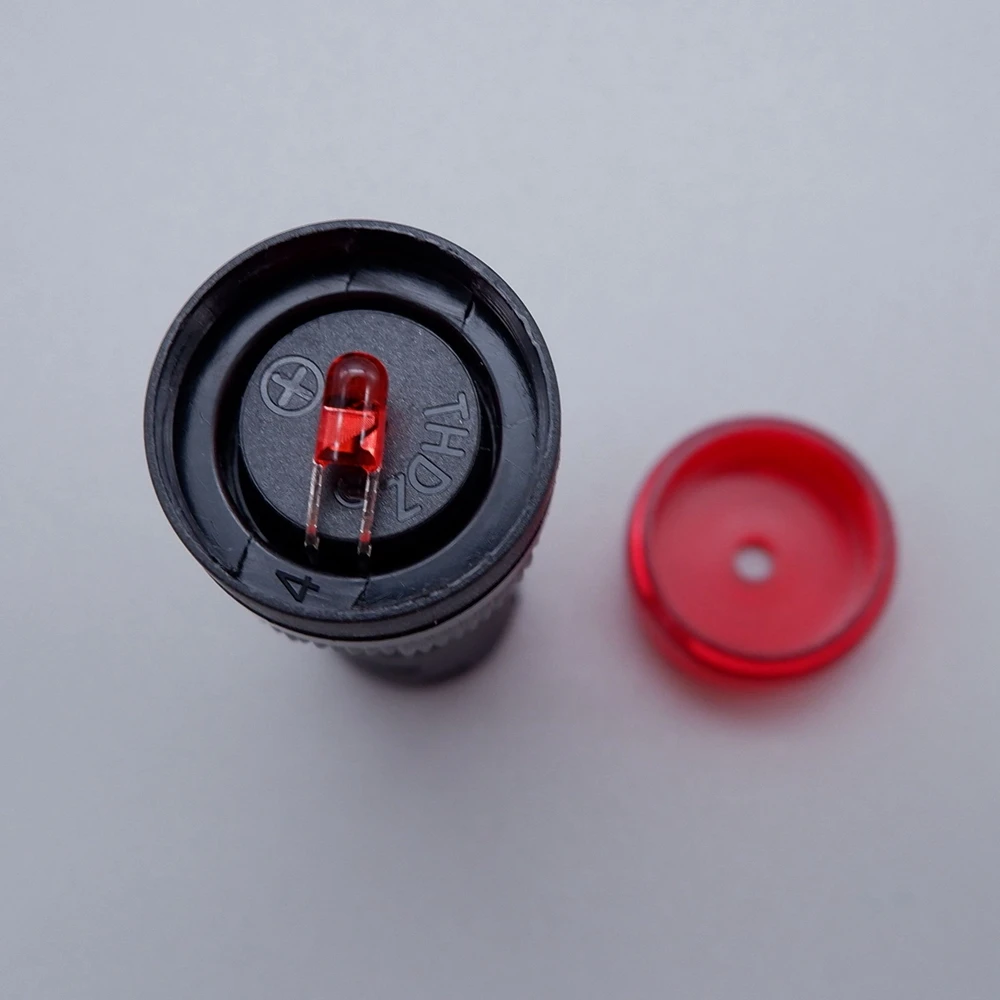 Buzzer 16mm Strobe Buzzer allarme indicatore luminoso suono giallo rosso verde spia installazione pannello 12V 220V 24V