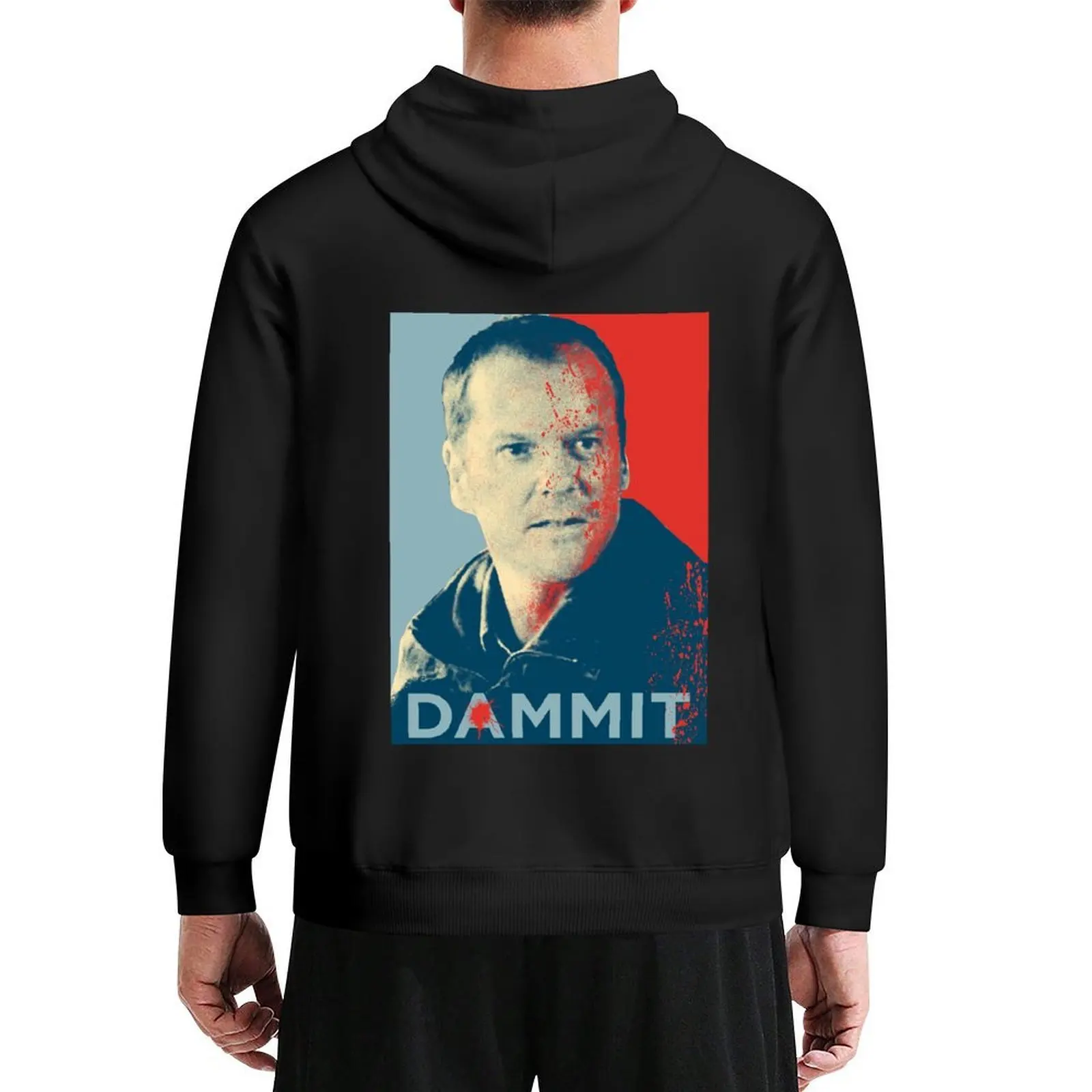 

Jack Bauer from 24 in Dammit Hoodie korean autumn clothes blouse men's clothes autumn new products hoodie