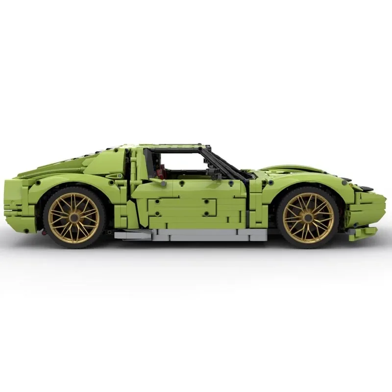 New MOC-119000 Miura Concept from 2006 Fit Hypercar Super Racing Car Model Building Block Brick Assembly Children Toy Gift