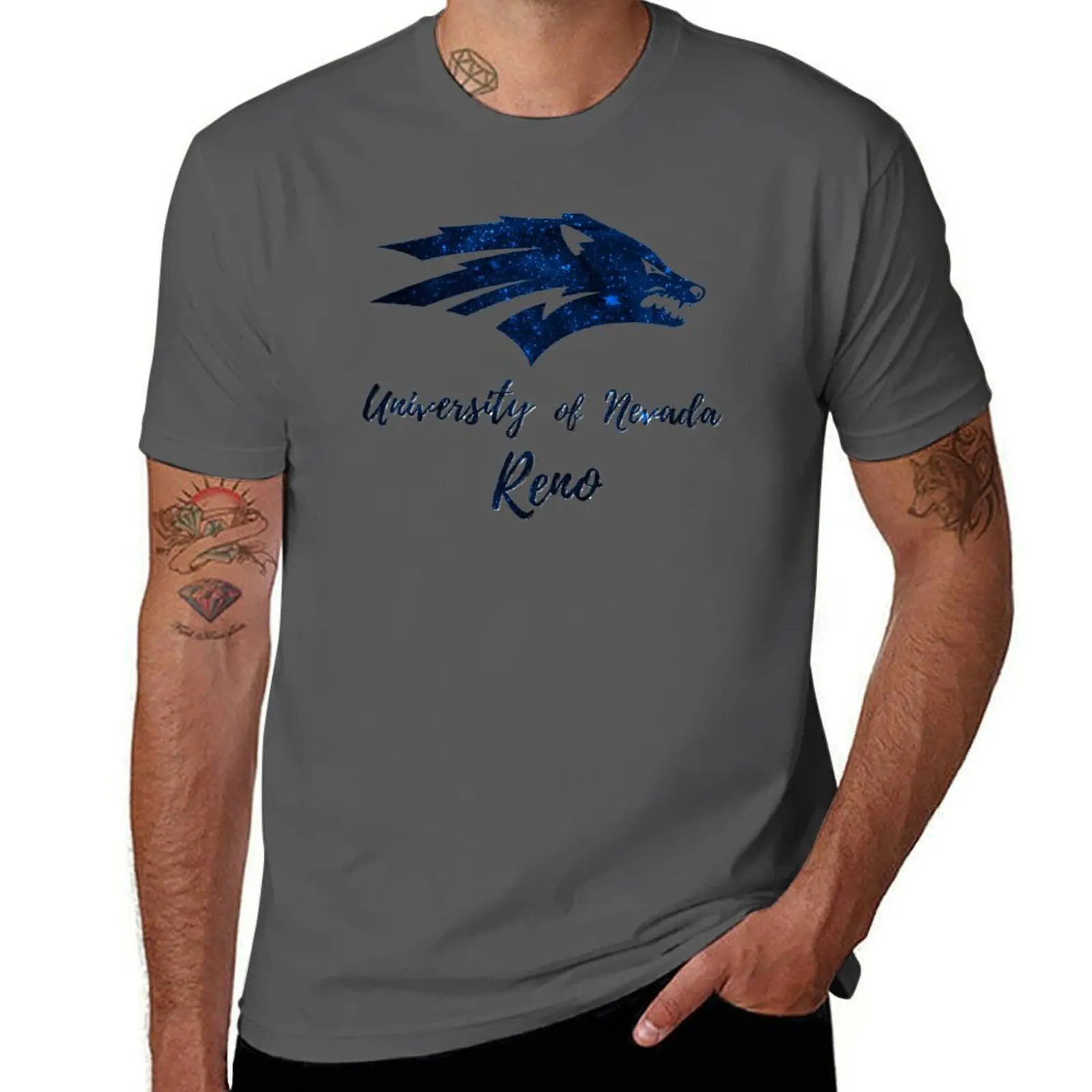 

Glitter University of Nevada Reno (1) T-Shirt man t shirts cotton funny t shirts cotton T-Shirt