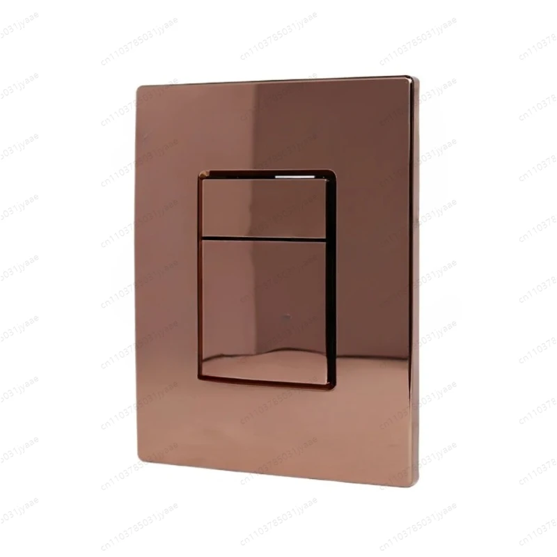 

Настенная пластина из АБС-пластика с двойной заподлицо, кнопка панели, матовый черный 38732, гальваника для скейтбординга