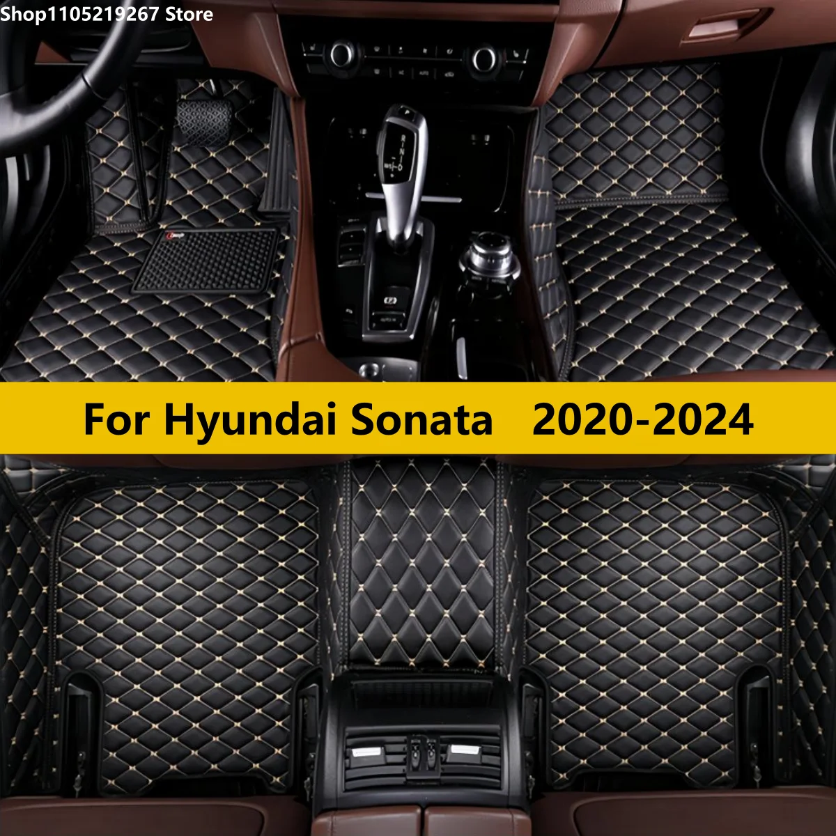 

Car Floor Mat For Hyundai Sonata 2024 2023 2022 2021 2020 Carpet Full Set Auto Interior Part Accessories