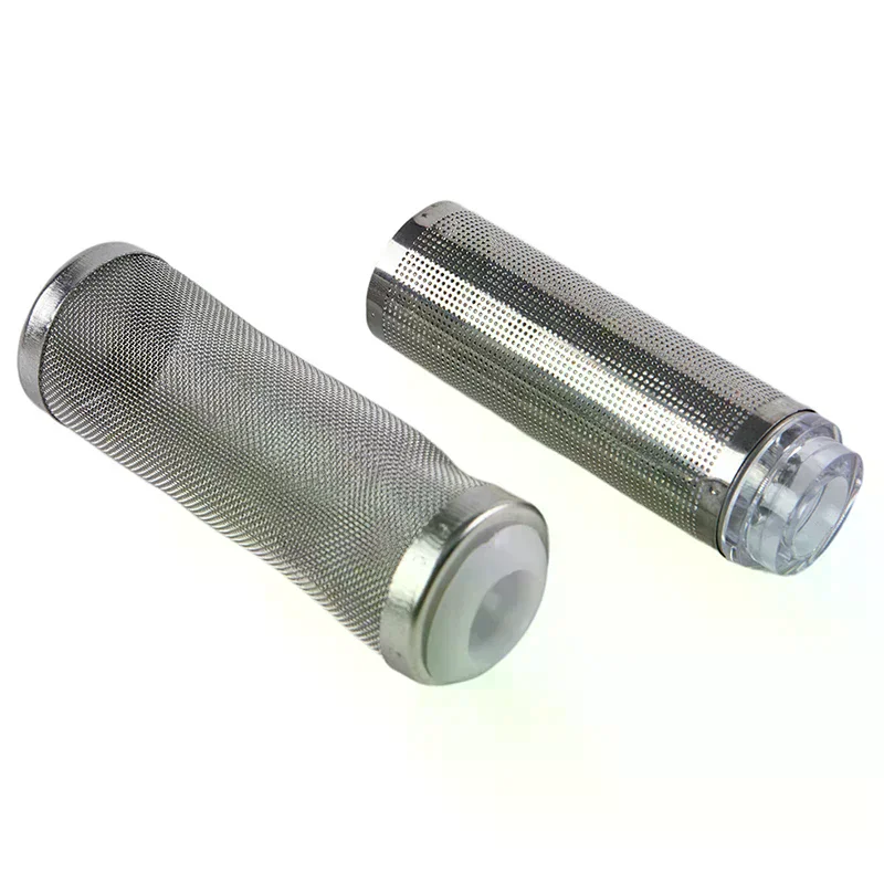 Fish Tank Filter Stainless Steel Inlet Case Mesh Shrimp Nets Special Cylinder Filters Inflow Inlet Protect Aquarium Accessories