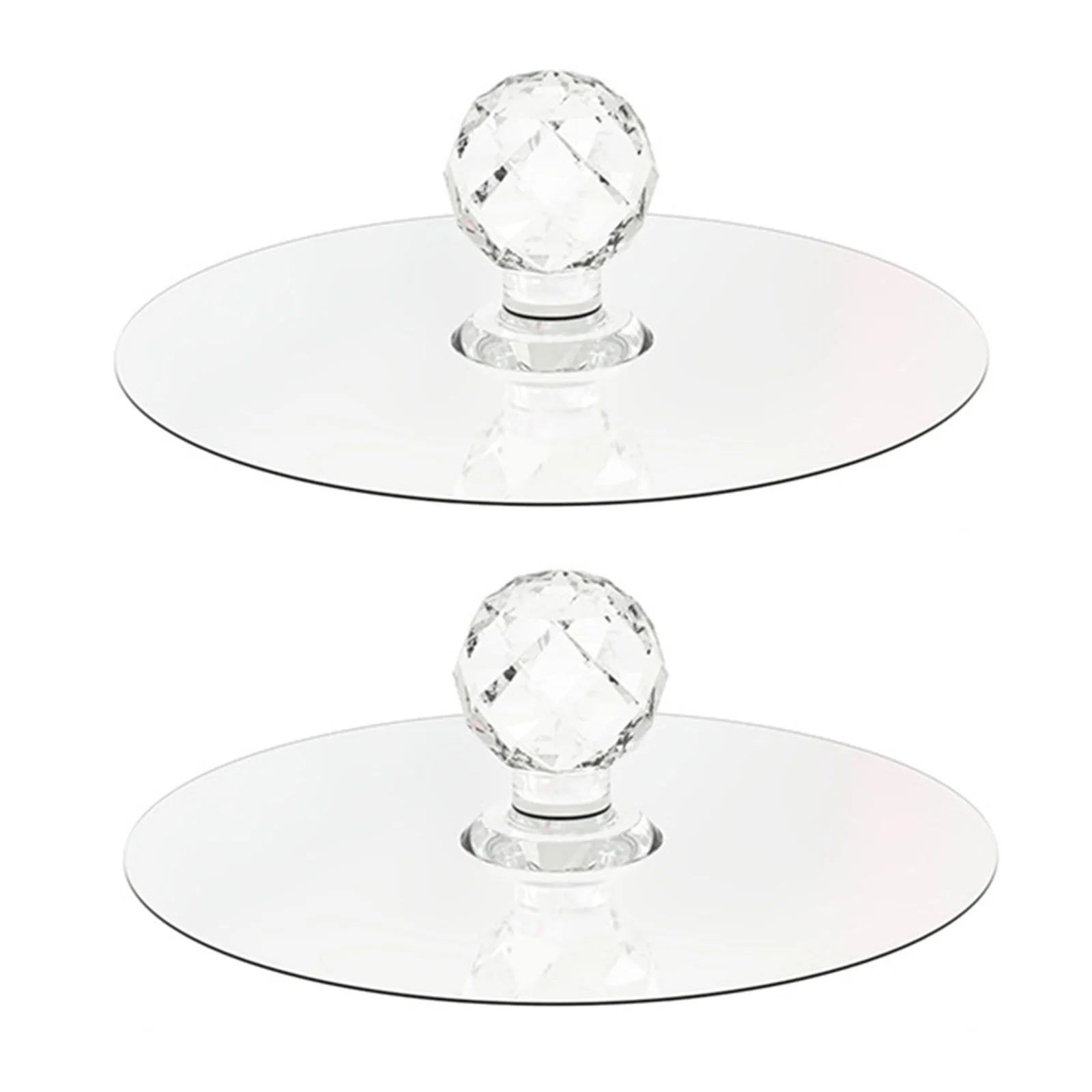 2pcs Invisible Handle Hook Drill Free Clear Cabinet Drawer Knobs Self-Stick Push Pull Helper for Wardrobe for Kitchen Cupboard