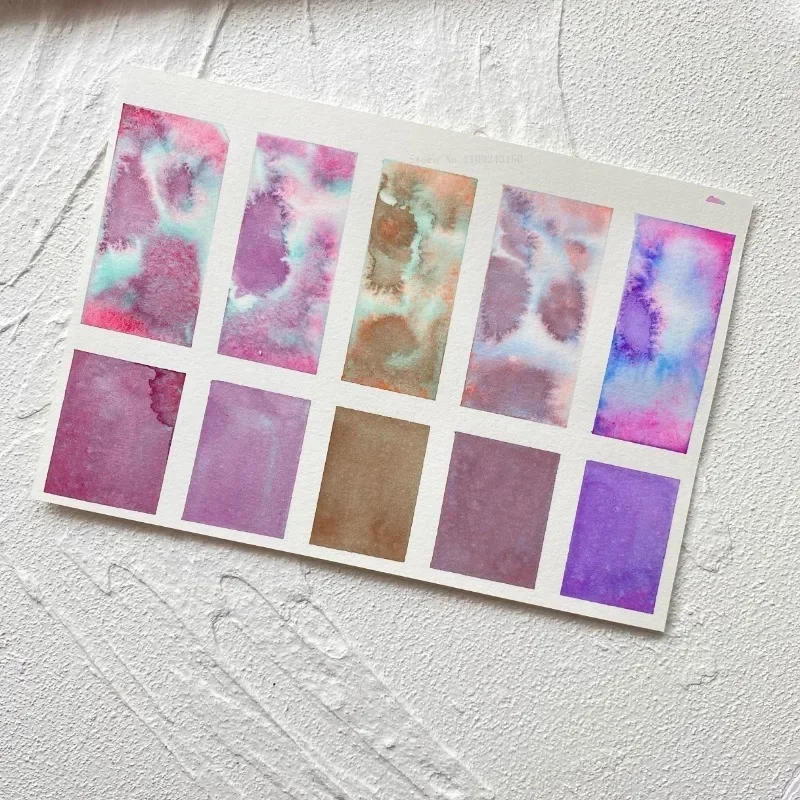 New Style 5 Colors 0.7ml Solid Watercolor Pigment Creative Painting/outdoor Sketching/layering Stacked Color Sub Packaging Paint