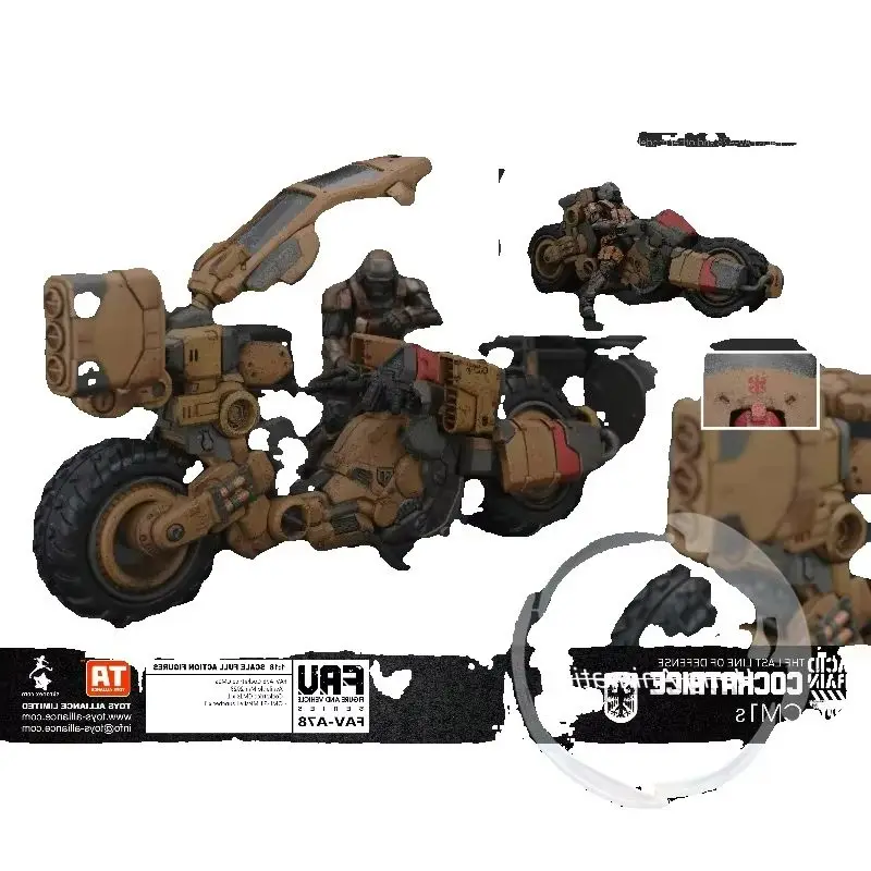 【In Stock】Acid Rain War Black Sand Troop Set FAV-78 FAV-59 Anime Model Toy Collection Gift Desktop Ornament