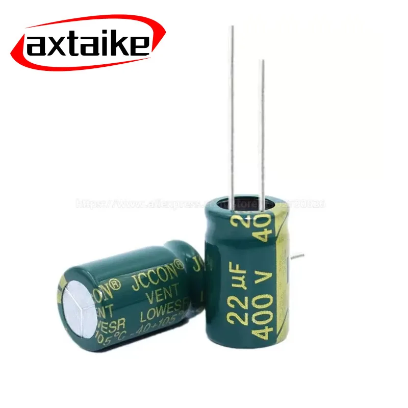 10/50PCS 22UF 25V 50V 250V 400V 450V 5*11/10*17/13*20MM High Frequency Low ESR Aluminum Electrolytic Capacitor DIP