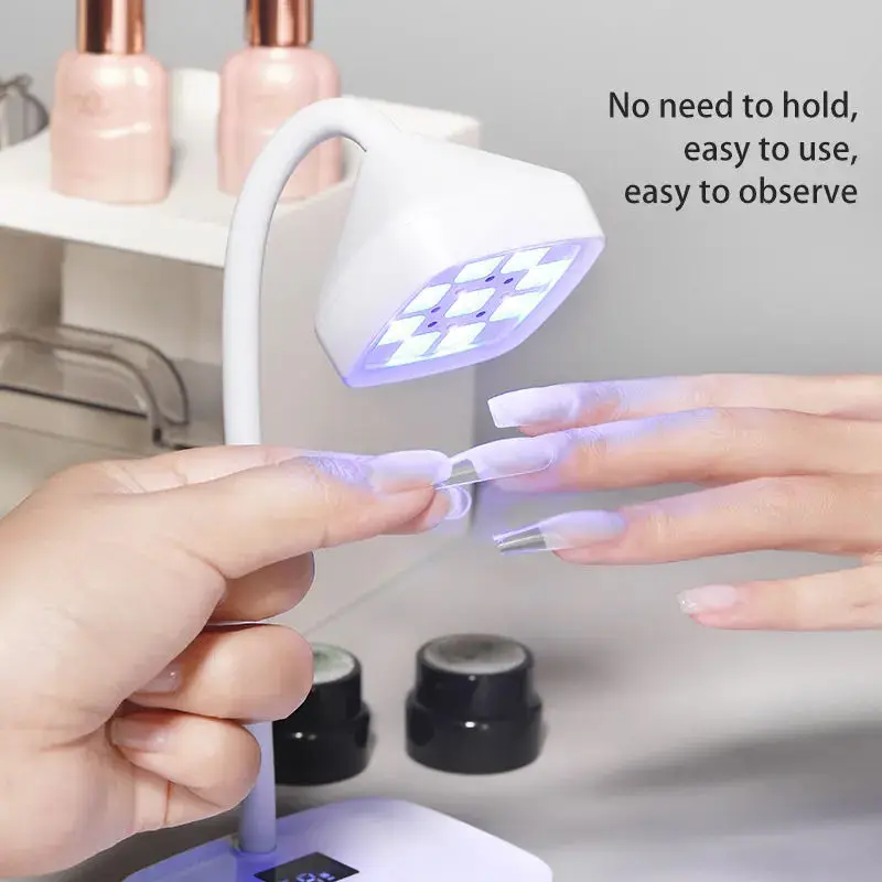 

Mini UV LED Sensor Nail Lamp Rechargeable Nail Light Dryer for Nail Polish UV Usb Portable LED Manicure Table Lamp