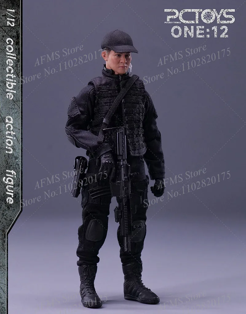 PCTOYS PC029 1/12 skala kolekcjonerska figurka Jet Li tajny Agent wojskowy Adventure lalka pełny zestaw 6 Cal mężczyzn figurka żołnierz