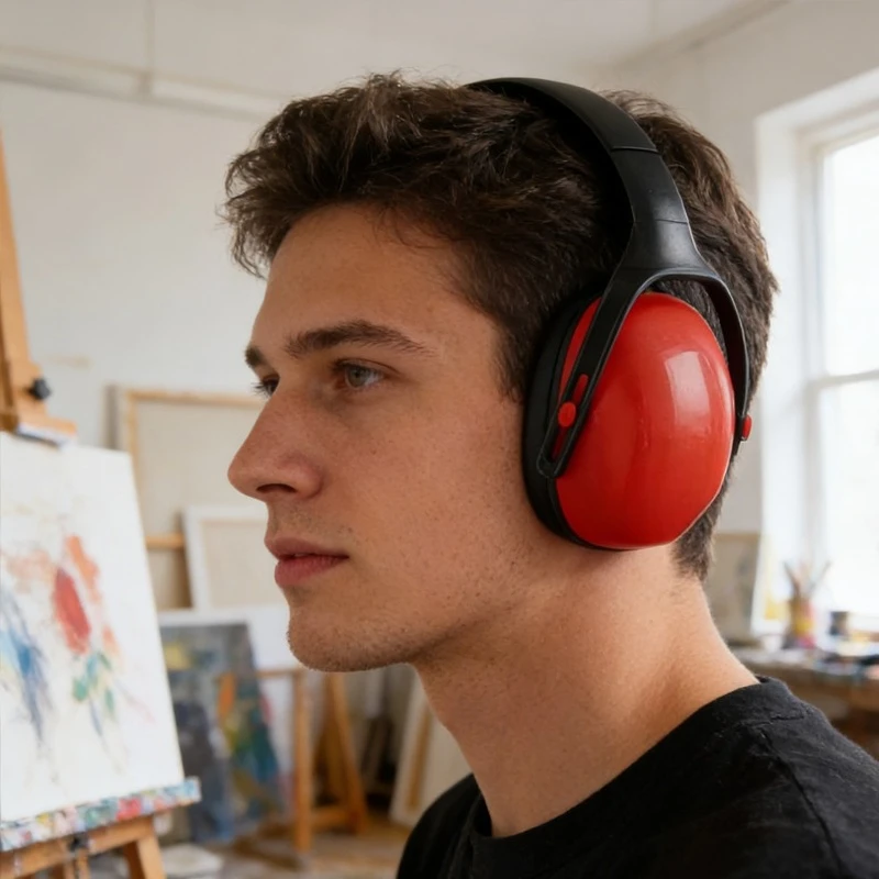 

Student Headphones Noise-canceling Ear Cups Sleep Headphones Noise-canceling Ear Cups Adjustable Noise-reducing Sleep Ear Muffs