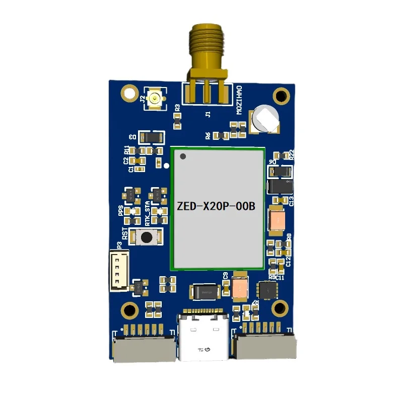 U-Blox Zed-X20P-00B-00 Module Board Centimeter-Level Rtk Gnss Multi-System Positioning Development Board