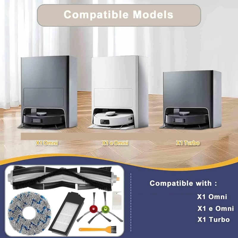 Аксессуары для пылесоса Ecovacs DEEBOT X1 Omni, Ecovacs Deebot X1 Turbo, запасные части, аксессуары