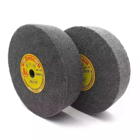 1PCS:8 인치 7P/9P 섬유 나일론 휠; 부직포 연삭 및 연마 휠; 금속 연마