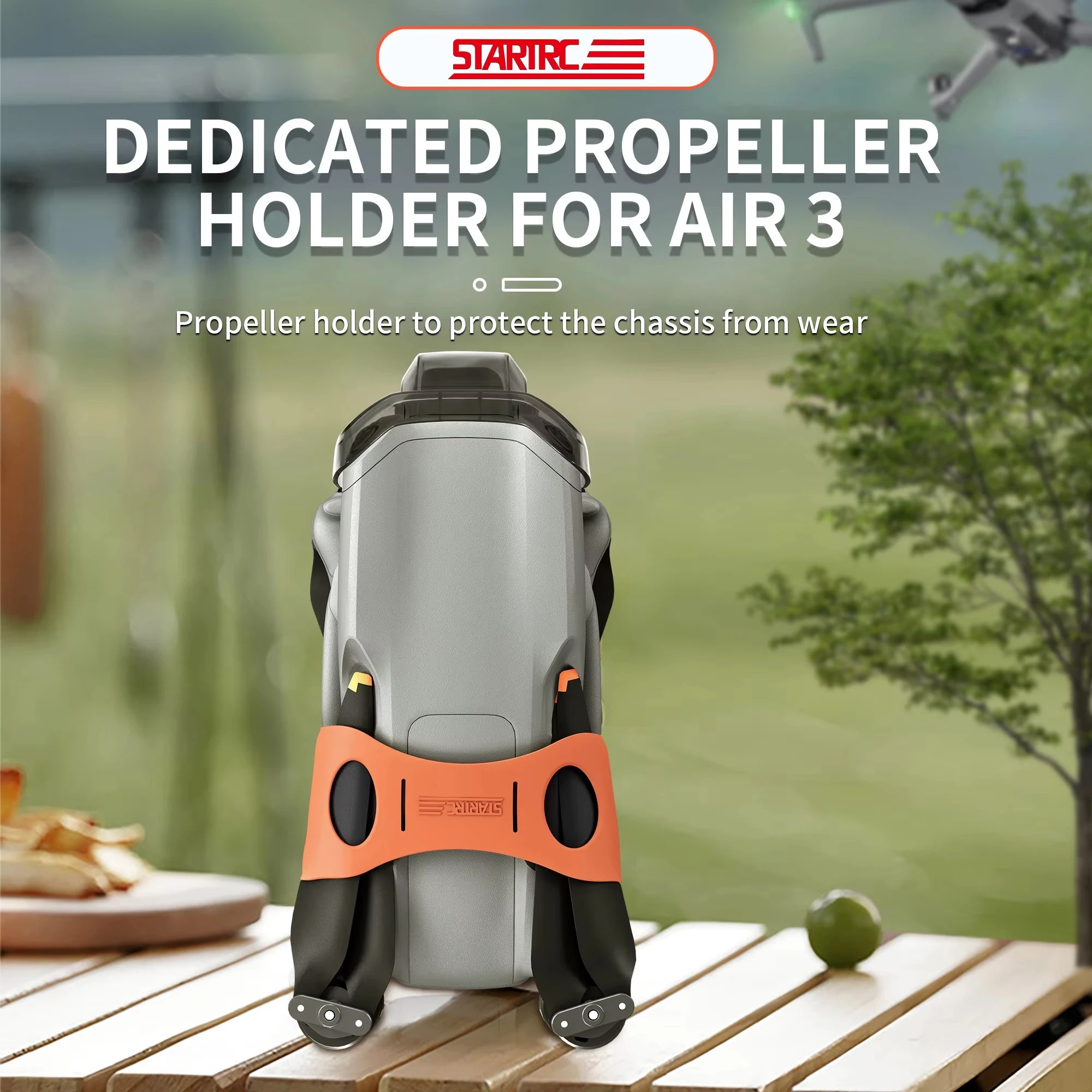 

Propeller Holder Stabilizer Blades Fixed Lock Strap for DJI Air 3S Silicone Lightweight Storage Protection Drone Accessories