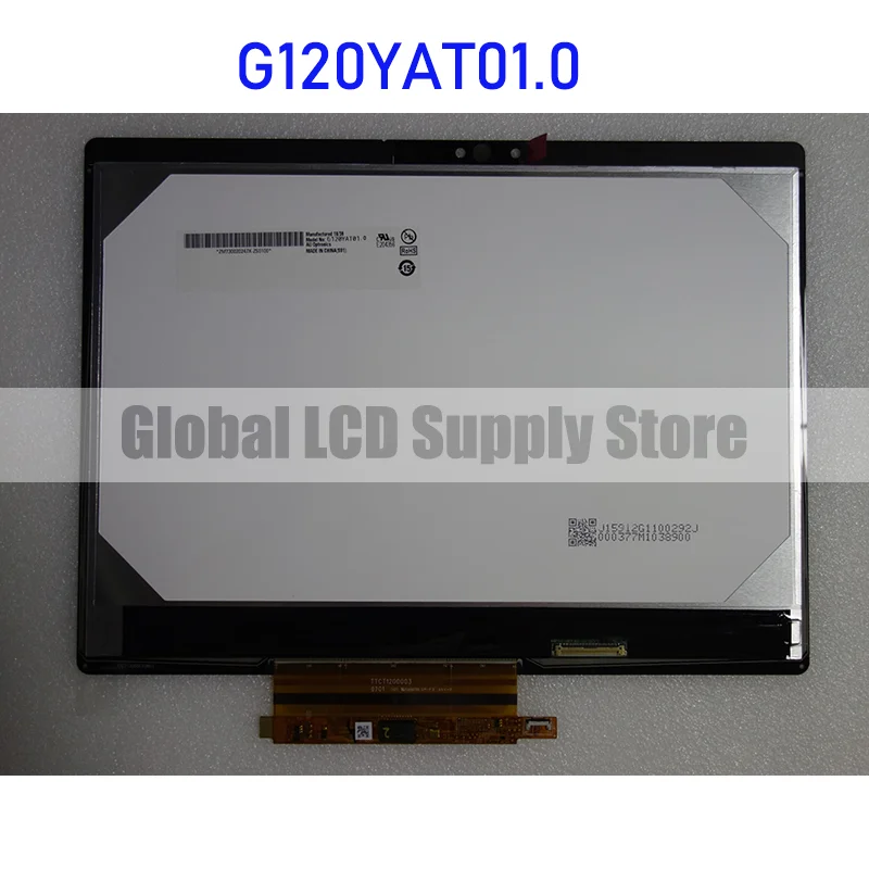 

G120YAT01.0 12.0 Inch LCD Display Screen Panel Original and Brand New Fully Tested