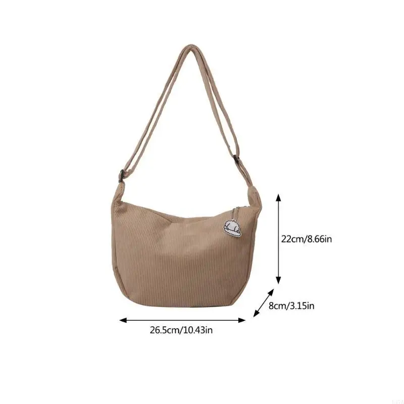 Japanese Crossbody Bag for Women Korean Styles Shoulder Bag Simple Bag Fashion Dumplings Bag Shopping Bag 547A