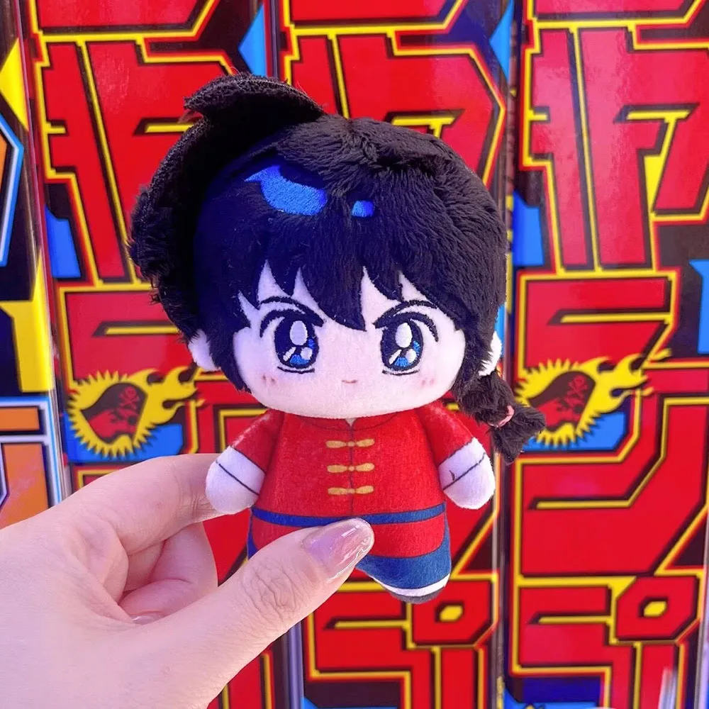 Boneco de Pelúcia Ranma de 10cm com Corpo de Estrela-do-mar, Novo Brinquedo de Pelúcia Ranma Anime, Chaveiro para Fãs Colecionarem, Presente de Natal e Aniversário
