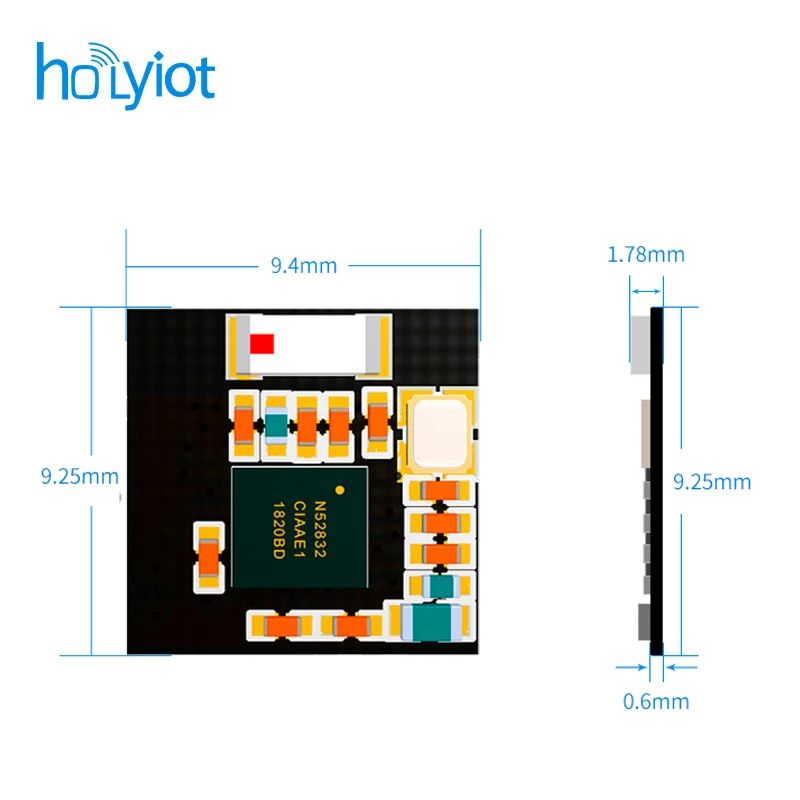 nRF52832 WL-CSP Bluetooth Low Energy Module Wireless RF Module 2.4GHz Transceiver Ble 5.0 Receiver transmitter Bluetooth Modules