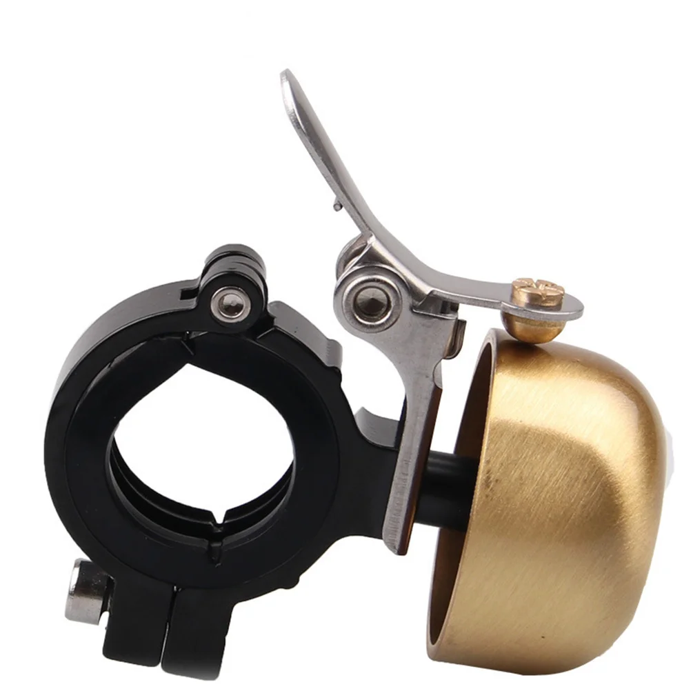 1 قطعة جرس الدراجة النحاسية خمر بصوت عال الدراجات جرس تحذير ل الطريق الجبلية للطي الدراجة سلامة ركوب الملحقات #2