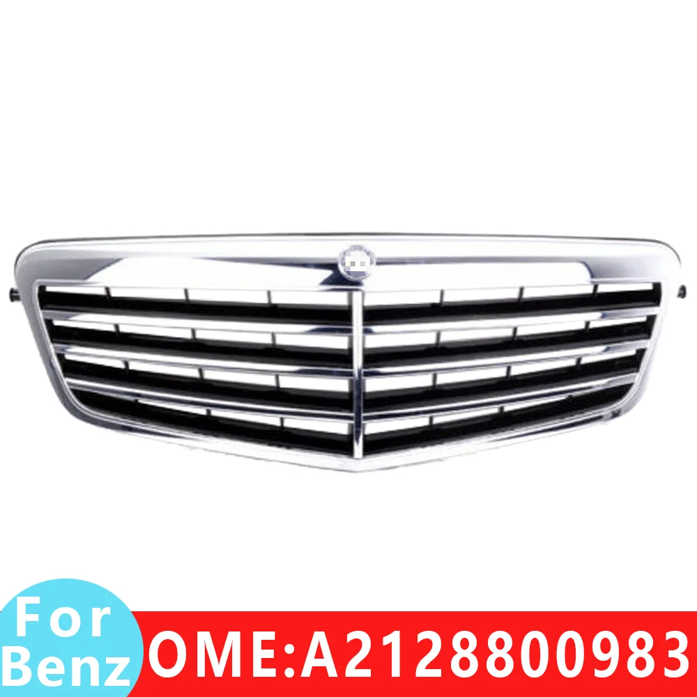 

for Mercedes Benz car front bumper Grille middle net grid base W212 E220 E35 E63 E250 E500 E400 E260 E320 2128800983 Accessories