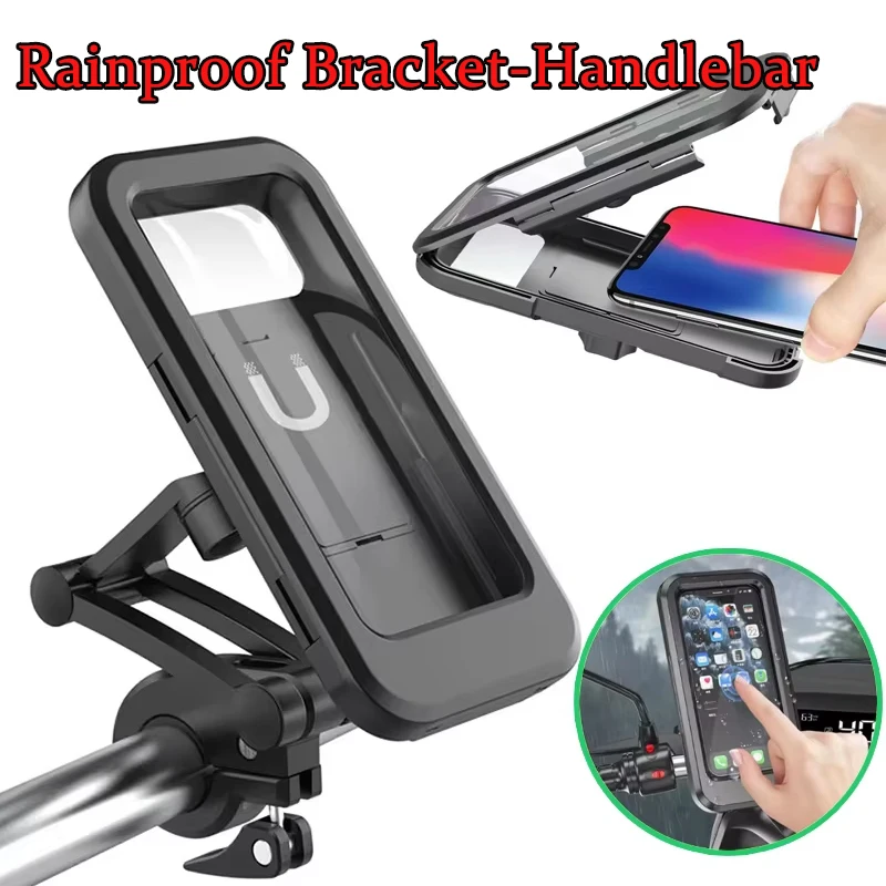 

Universal 360-degree Rotating Cell Phone Holder Motorcycle Phone Waterproof Holder Riding Waterproof Bag Motorcycle Accessories