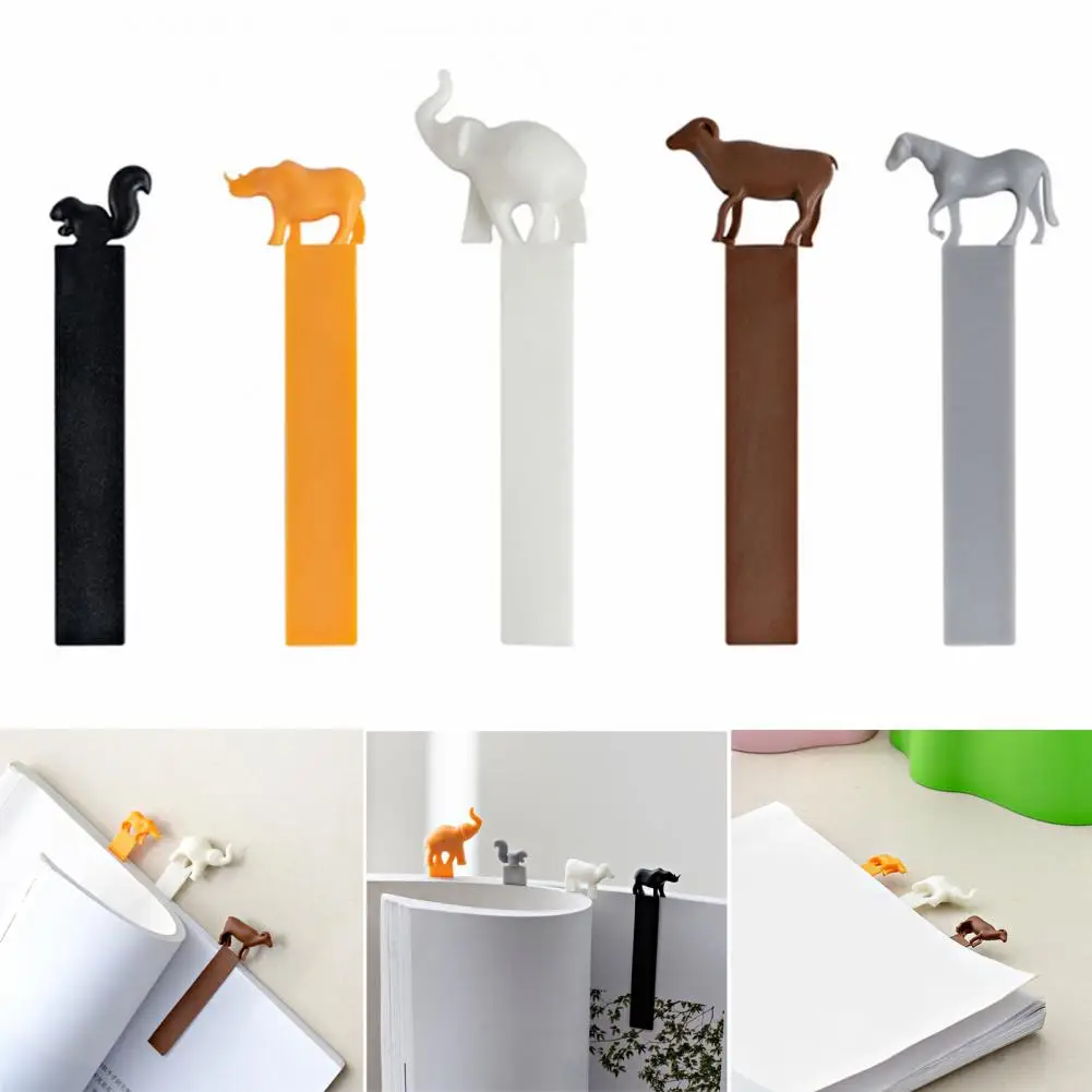 Squirrel Bookmark Vibrant Design Waterproof Bookmarks 3d Bookmarks for Easy Location Finding Classification 3d Animal Bookmarks