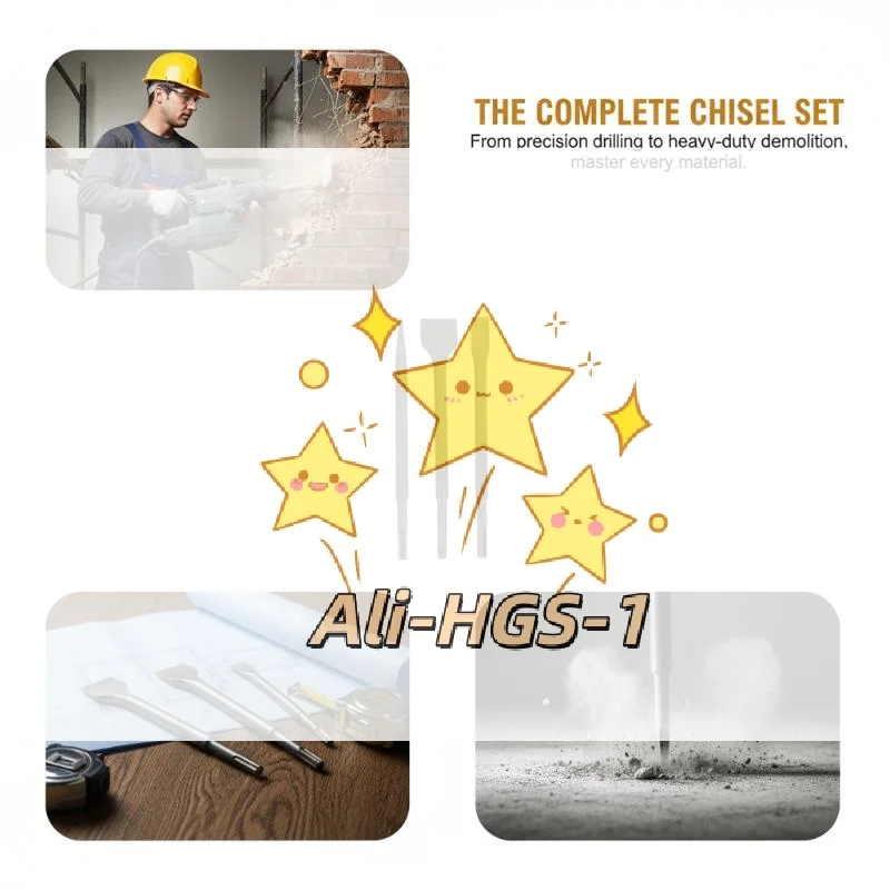 3-個の-sds-プラスチゼルセット-ロータリーハンマードリル用-石材コンクリートタイル除去用シャープエッジビット-家庭用解体用