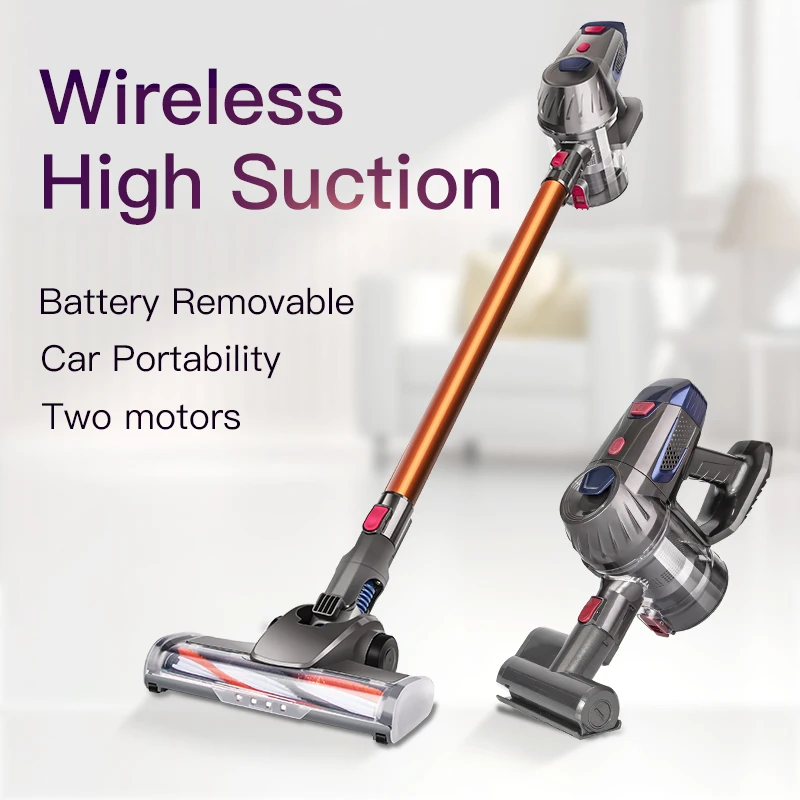 Best Bagless Rechargeable Stick Handheld Portable Vacuum Cleaner Cordless for Car and Home Hotel