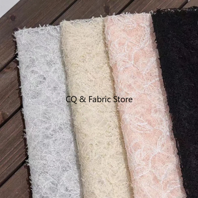 

New High Quality Embroidery Lace Embroidery Fabric For Wedding Dresses Kids Skirts Decoration Designer Fabric