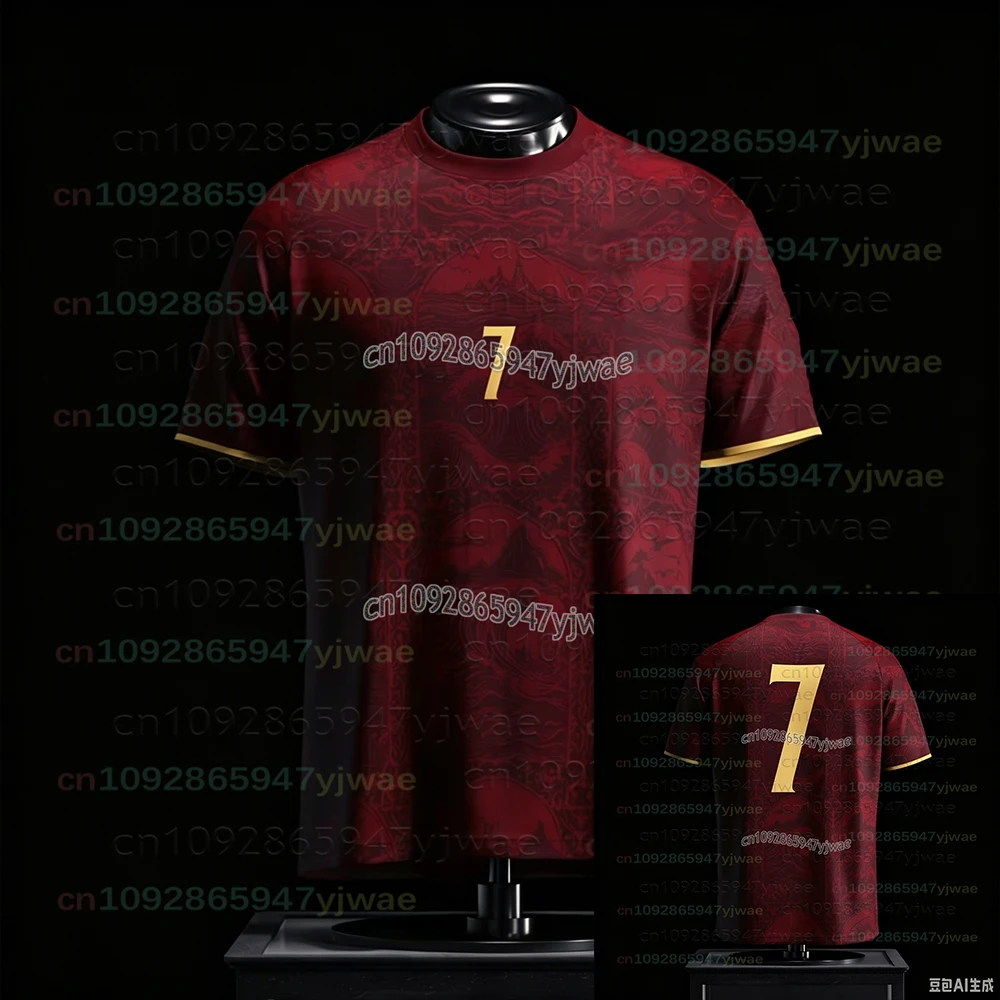 Camiseta de Fútbol de Entrenamiento Portugal 2026 The Siu Last Dance # 7 prendas deportivas transpirables de fútbol para hombre y mujer, regalo para aficionados