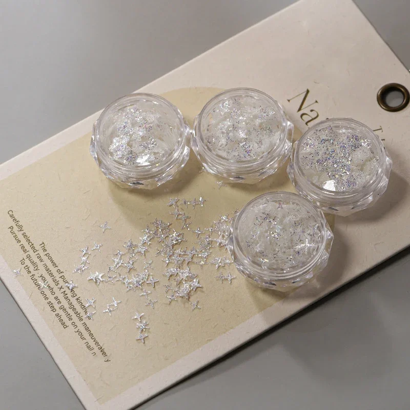 Nail Art Super Glitter Sequins Holographic Lights Fantasy Nail Art Sequins For Girls DIY Glamour Nail Art Tools Manicure Decor