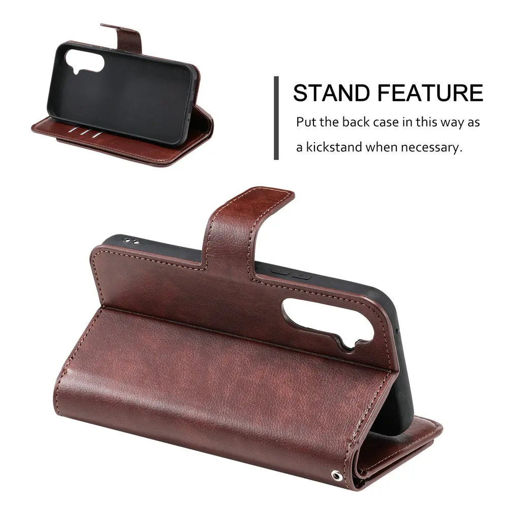 For Galaxy A54 5G 2023 Flip Case Card Pocket Wallet Book Shell for Samsung A34 A24 25 A14 A51 A52 A05 SLeather Etui Phone A54 34