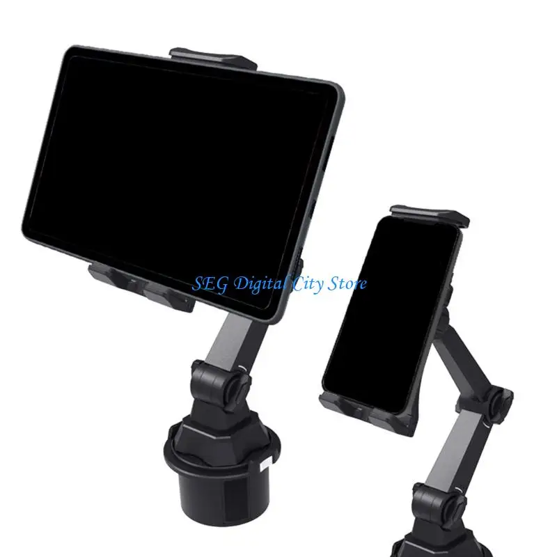 

U75B Simple Setups Cup Holder Mounts For Tablets And Phones In Car With Stable Base