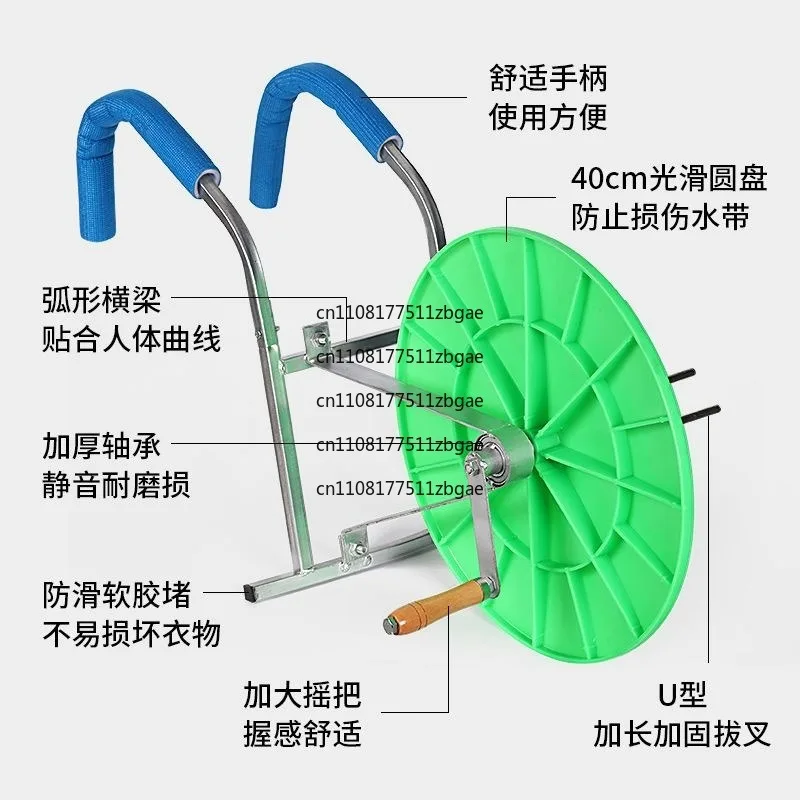 Drip Irrigation Belt Fire Water Pipe Rolling Water Pipe Agricultural Hand Crank Watering Water Belt Reel