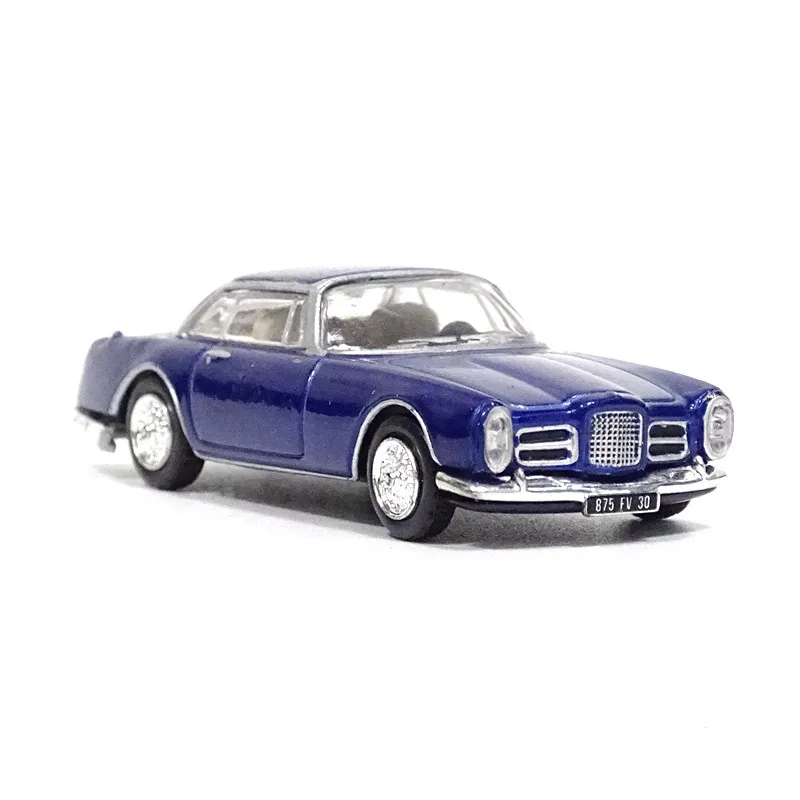 New 1:87 Alloy Facel Vega 1963 Car Model, Simulation of Classic Cars Car Ornaments,Classic Collection Model,Free Shipping