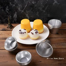 Pastry Pudding Mold Decorating Tool Baking Cups Metal Aluminum Baking Form Mould Optional Size