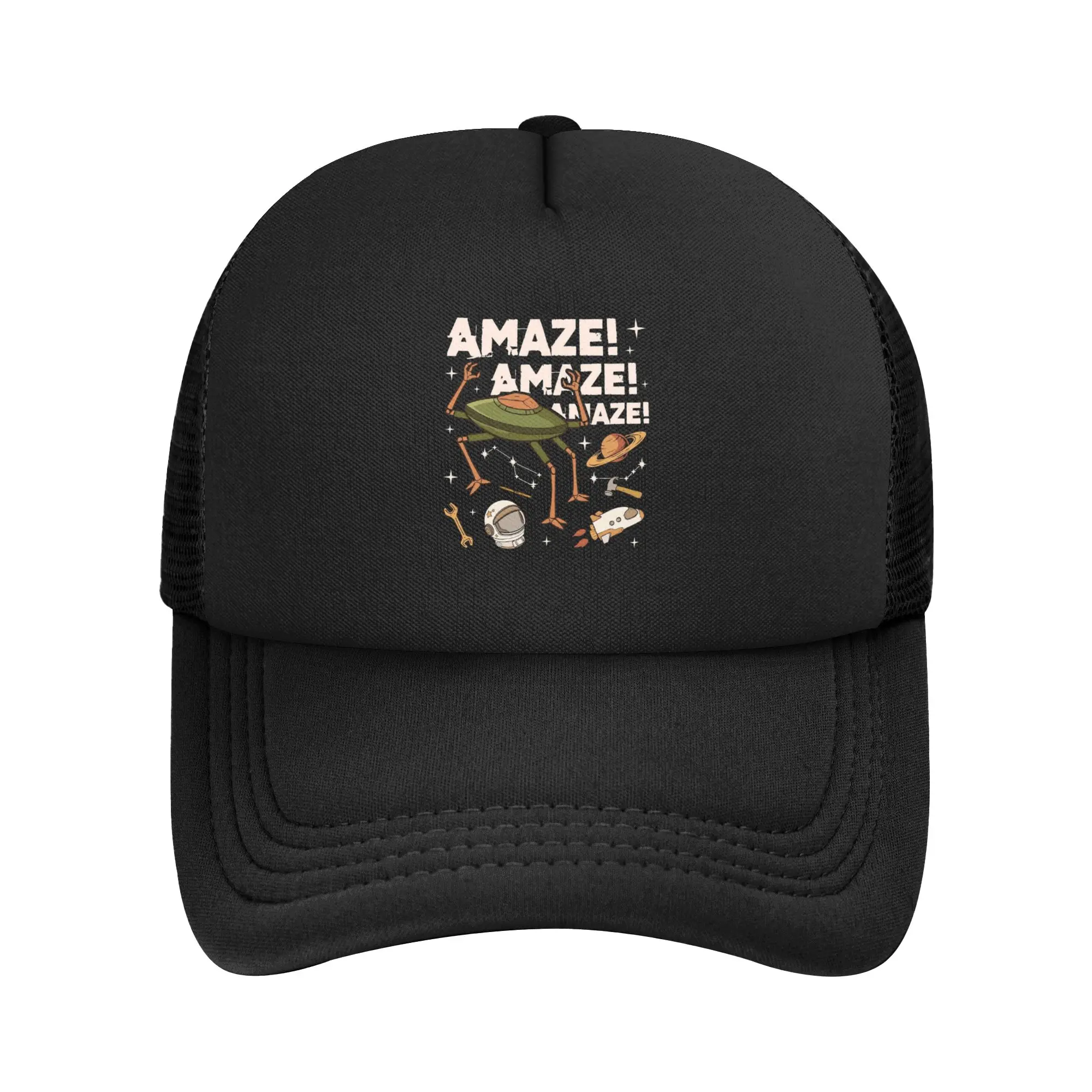 Project Hail Mary Amaze Amaze Amaze Mesh Baseball Caps Sport Sun Hat Dad Hat Adjustable Polyester Trucker Cap New Trucker Cap