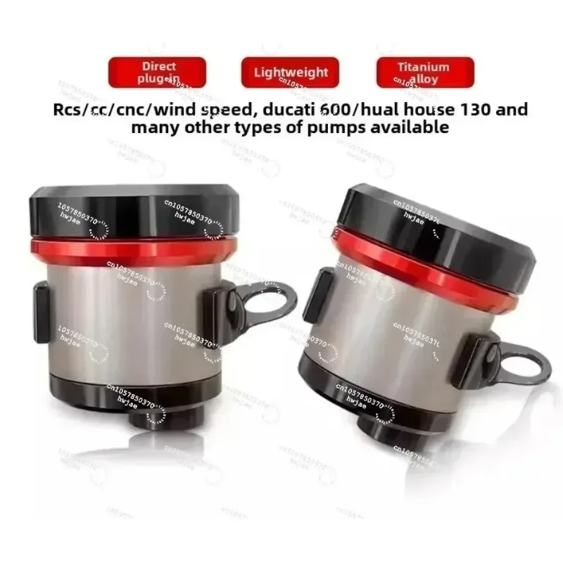 For High Performance AEM Titanium Oil Reservoir Direct Mount For Brembo RCS CC Brake Master Cylinder