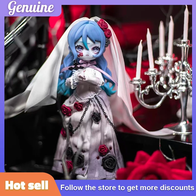 Nyssa Eerie Nightmare القوطية أنيمي الشكل هالوين صندوق أعمى-1/12 BJD دمية مفصلية تحصيل الاتجاه لعبة مهرجان هدية
