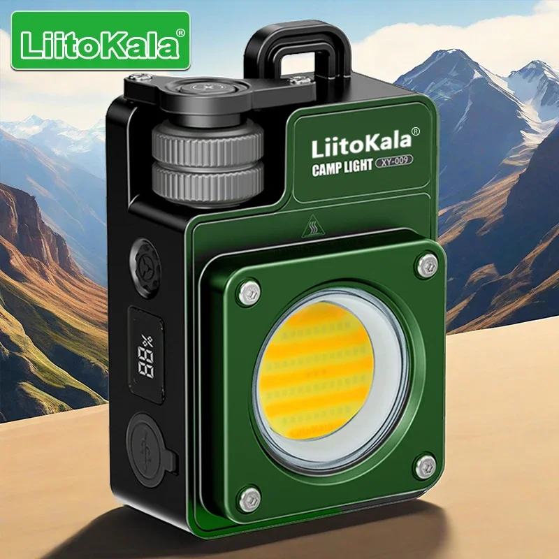 LiitoKala 3500LM infinite dimming camping light work light 2700K-6900K color temperature suitable for outdoor camping