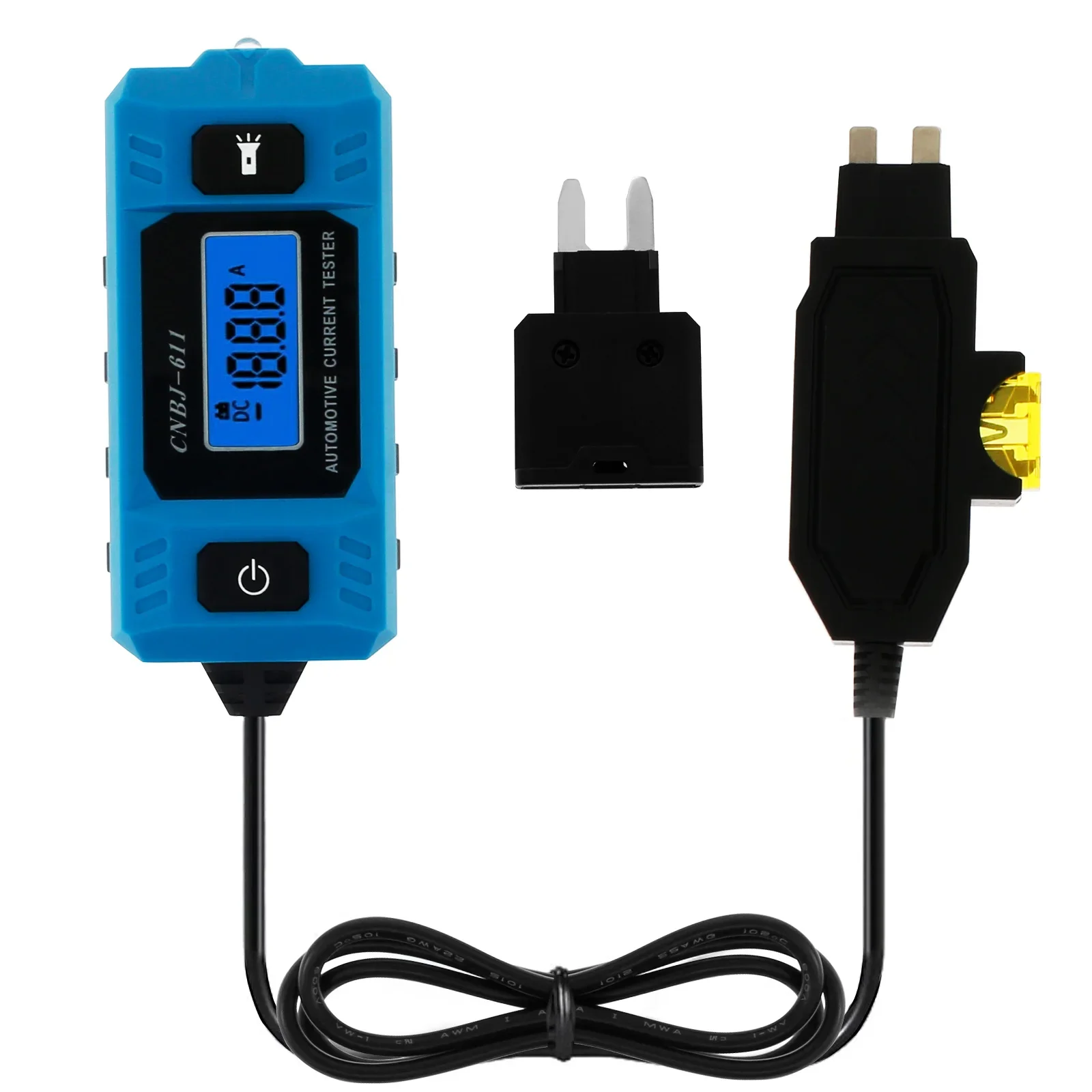 

Car Circuit Tester Fuse Tester Automotive Current Tester Blade Fuse Max 48V, Circuit Measure Automotive Tester Fault Test Tool