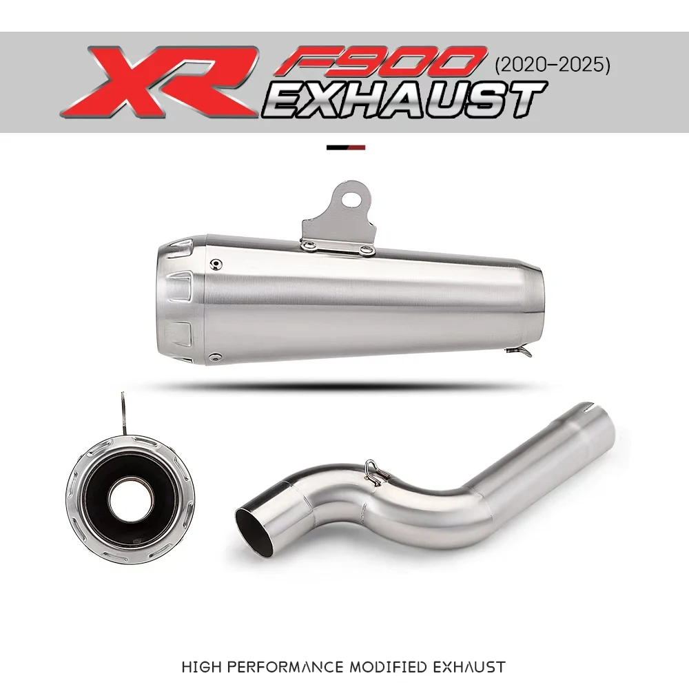 

Suitable for F900XR F900R F900-AW30 (2020-2025) Motorcycle Stainless Steel for F900 Exhaust Complete Kit