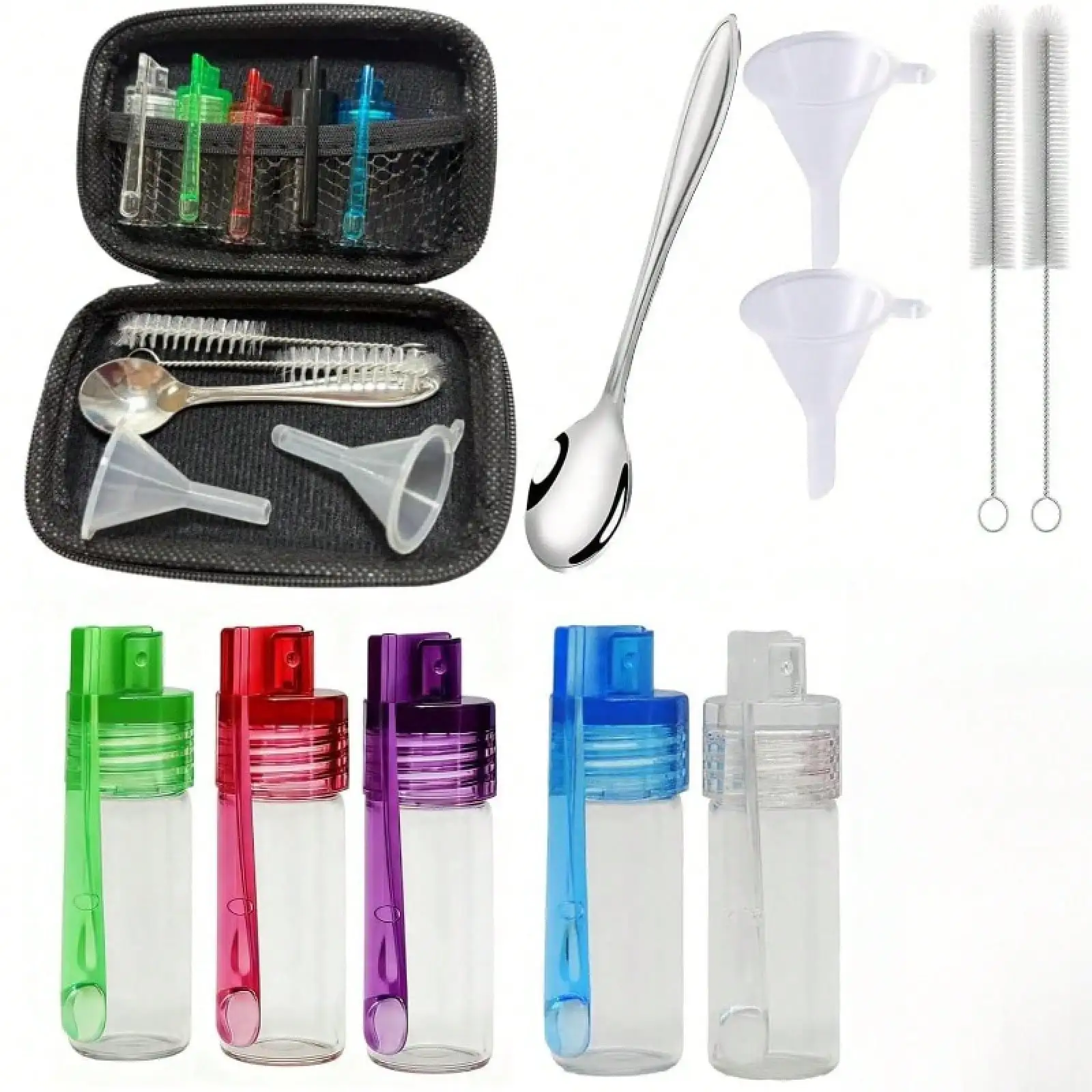 Portable Portable Travel Spice Jars With Spoon, Leak-Proof Seasoning Containers Set, Airtight Condiment Storage For Camping, Hiking & Outdoor Cooking - Aliexpress Deal