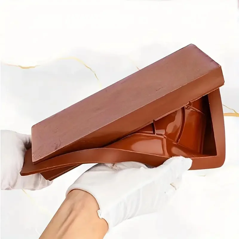 

1pc Chocolate Bar Molds Silicone Bars Break Apart Wax Melt Mould Easy Release Rectangle Durable Molds For Protein Handmade Gift