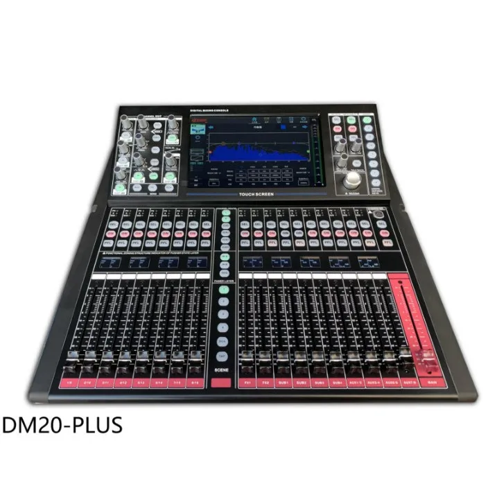 DM series digital mixer 16/20/24/32 way performance stage wedding with effect touch screen